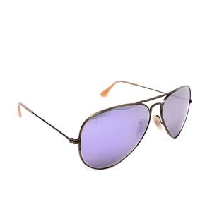 RayBan Aviator Sunglasses Flash Purple Mirrored